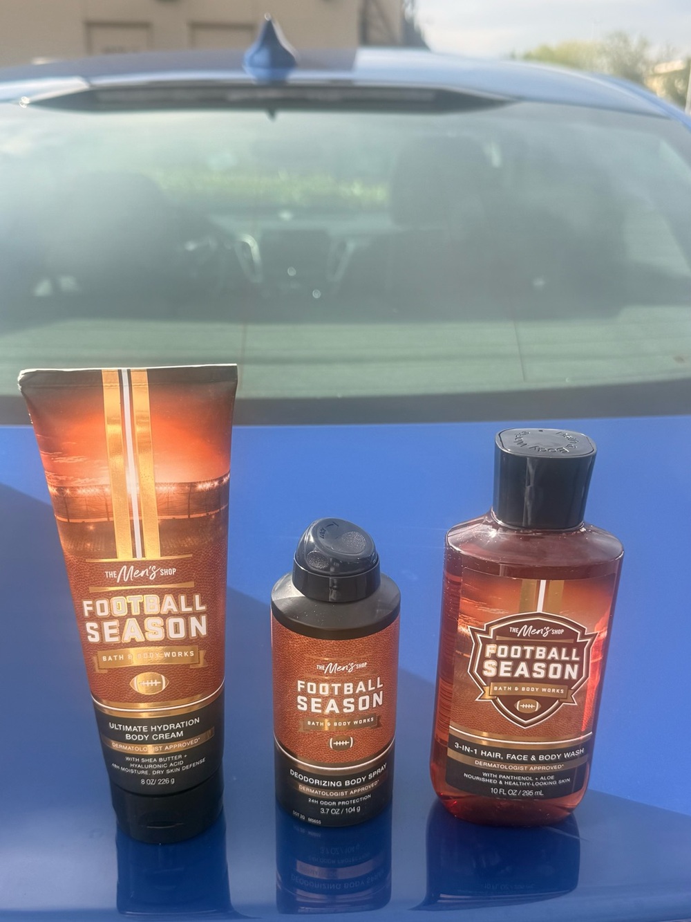 The Men's Shop Football Season Men's Body Care Set - Brown/Orange